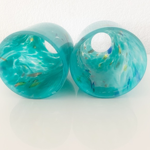 Two Glass Pendant Light Shade Replacement (Shades Only) - Picture 2 of 9